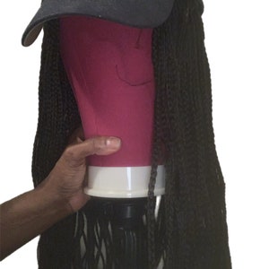 Wig | Black | long | curly | headband | Black headband wig | Black wig | Curly Headband wig | Brown