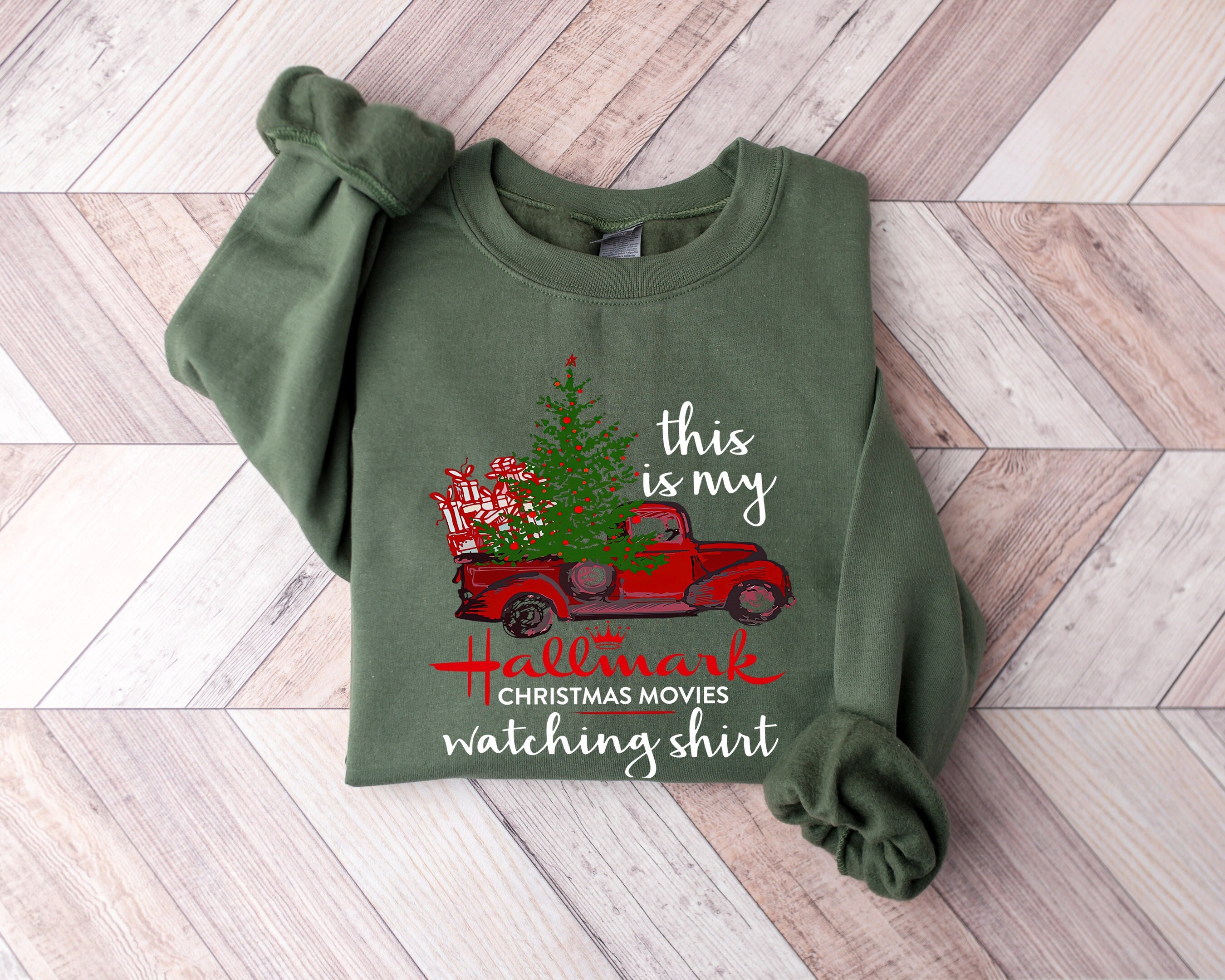 Hallmark Christmas Movie Sweatshirt Etsy
