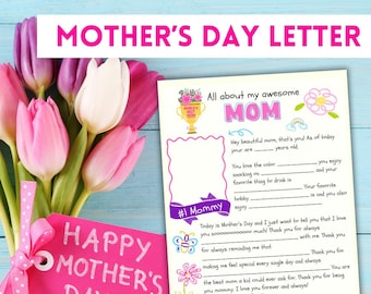 A Letter of Love: A Personalized Tribute for Mother's Day Craft