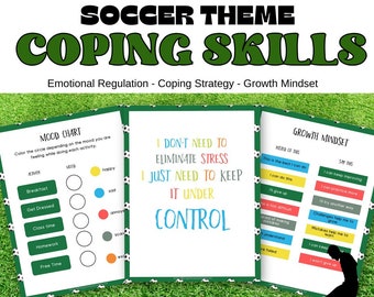 Kickstart Coping: Soccer-themed Journal for Kids' Emotional Mastery, Coping Skills for Kids