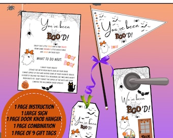 You've Been Boo'd Halloween Sign Bundle