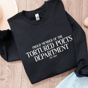 Tortured Poets Department Sweatshirt, Taylor Album Merch, Love and Poetry Shirt, Taylor New Album Sweater, Gift for Fan, Eras Tour Merch