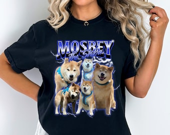 Personalized Pet Bootleg T-Shirt, Customized Rap Comfort Colors Tee, Custom Bootleg Shirt Gift for Her, Personalized Gift for Him, 90s Retro
