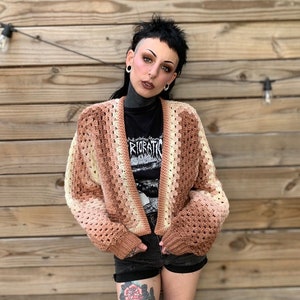 Tan Ombre Cardigan