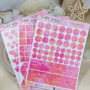 Sogno d'Oriente - Foglio di adesivi || proiettile, spazzatura, diario degli scarti, media misti || adesivi fatti a mano per journaling, scrapbooking