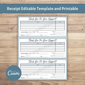 Itemized receipt, donation receipt, donation receipt template, payment receipt, itemized receipt, acknowledgement receipt, payment receipt