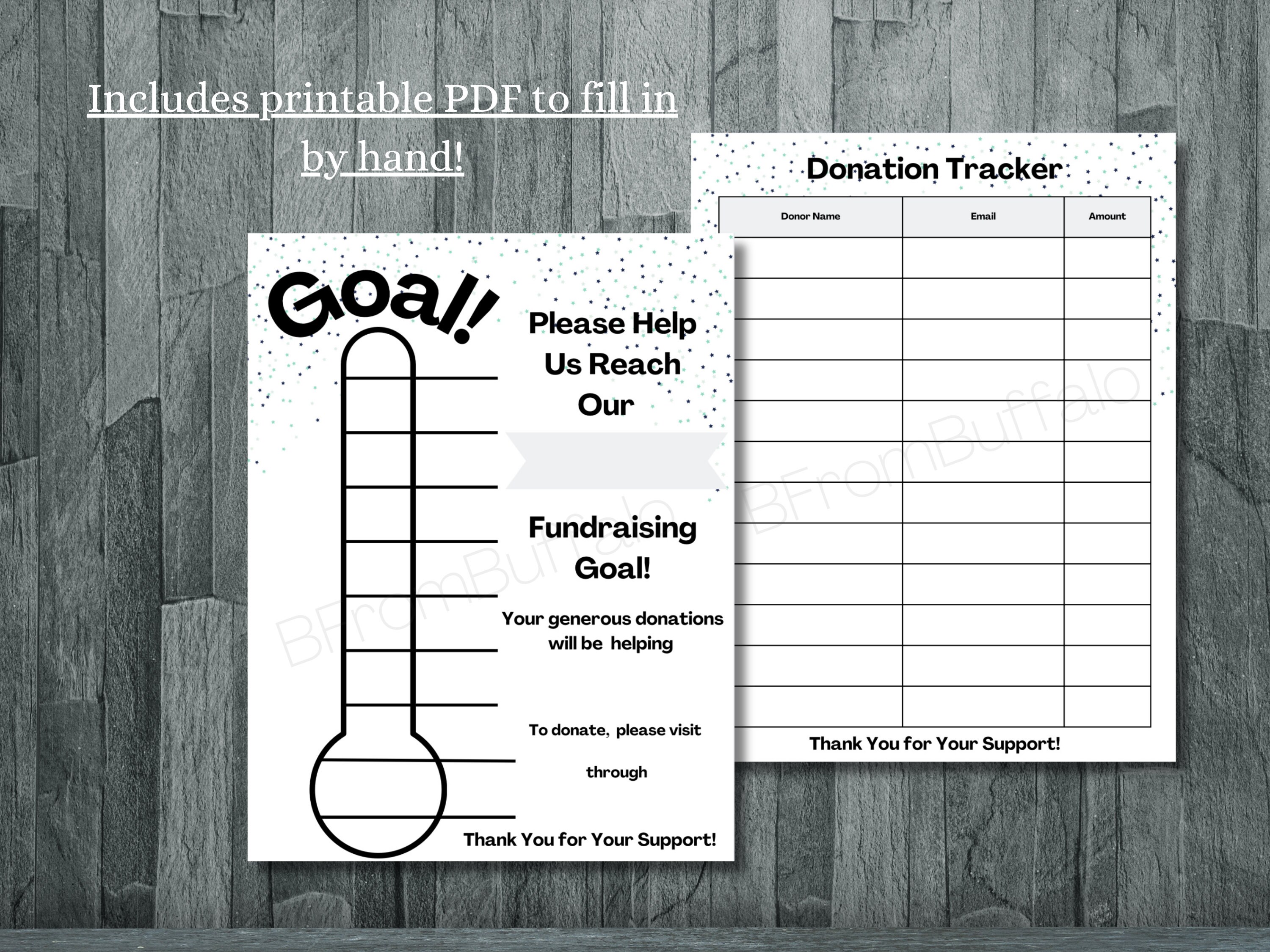 Nonprofit Fundraising, Fundraising Thermometer, Fundraising Form ...