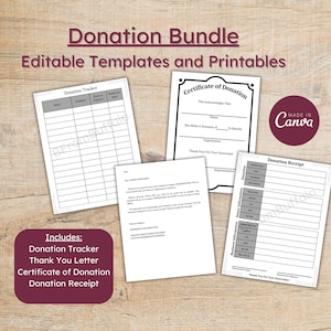 Donation tracker, donation log, donation goal, donation receipt, donation form, donation tracker printable, fundraiser goal tracker