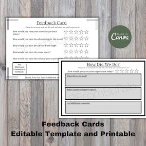 Feedback, Feedback hinterlassen, Feedback-Vorlage, Feedback-Formular, Kunden-Feedback-Karten, Kunden-Feedback, Etsy-Feedback, Bewertung schreiben