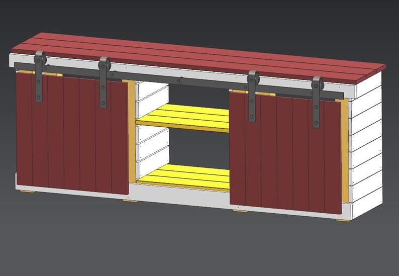 DIY Sideboard Build Plan Set (Instant Download) Etsy