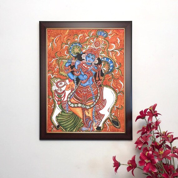 Mural painting krishna deals