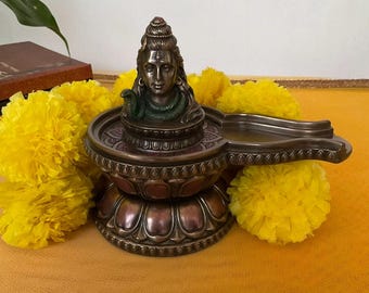 Lord Shiva Statue, Hindu God Mahadev Idol, Shiva With Trident, Shiva Shakti, Rudra Murti, Indian Pooja Decor Gift