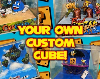 Custom 3D Diorama cube