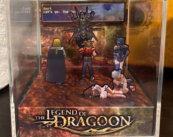 Legend of Dragoon 3D Diorama cube