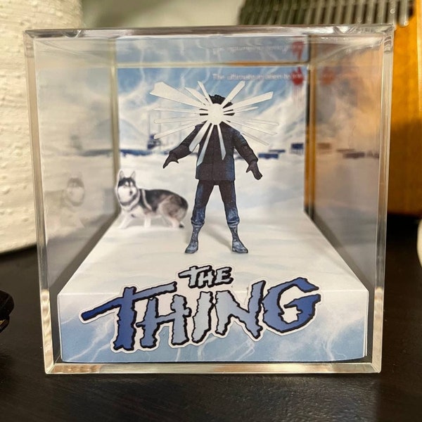 John Carpenter's The Thing (1982 film) 3D Diorama cube
