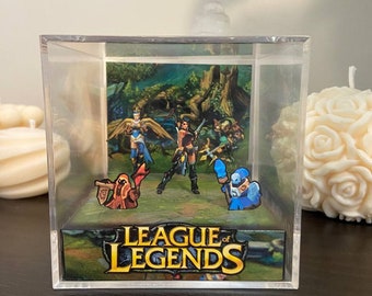 League of Legends 3D Diorama cube