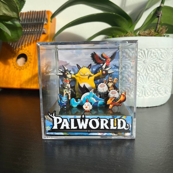 Palworld | Choose your own Pal/Character | 3D Diorama cube