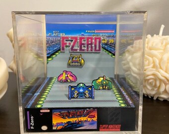 F-Zero 3D Diorama cube