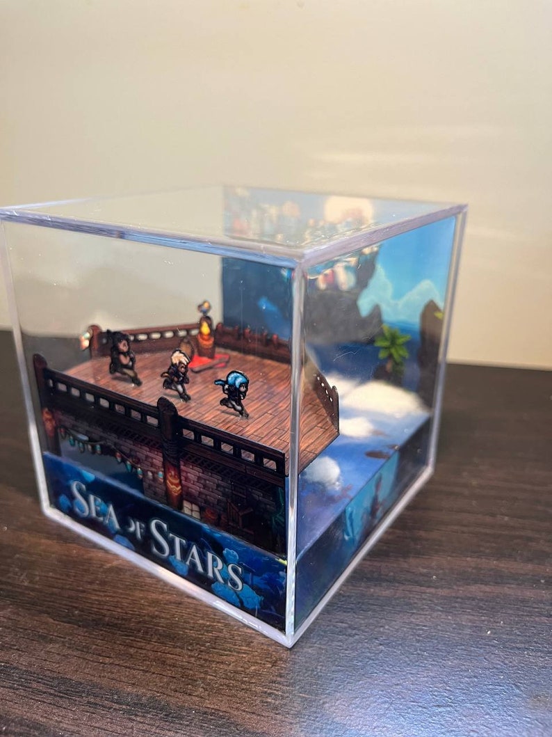 Sternenmeer RPG-Spiel 3D-Diorama-Würfel Bild 3