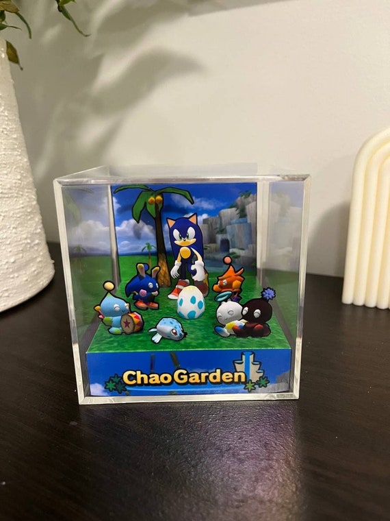 Sonic the Hedgehog 3 Diorama Cube: Super Sonic Video Game 