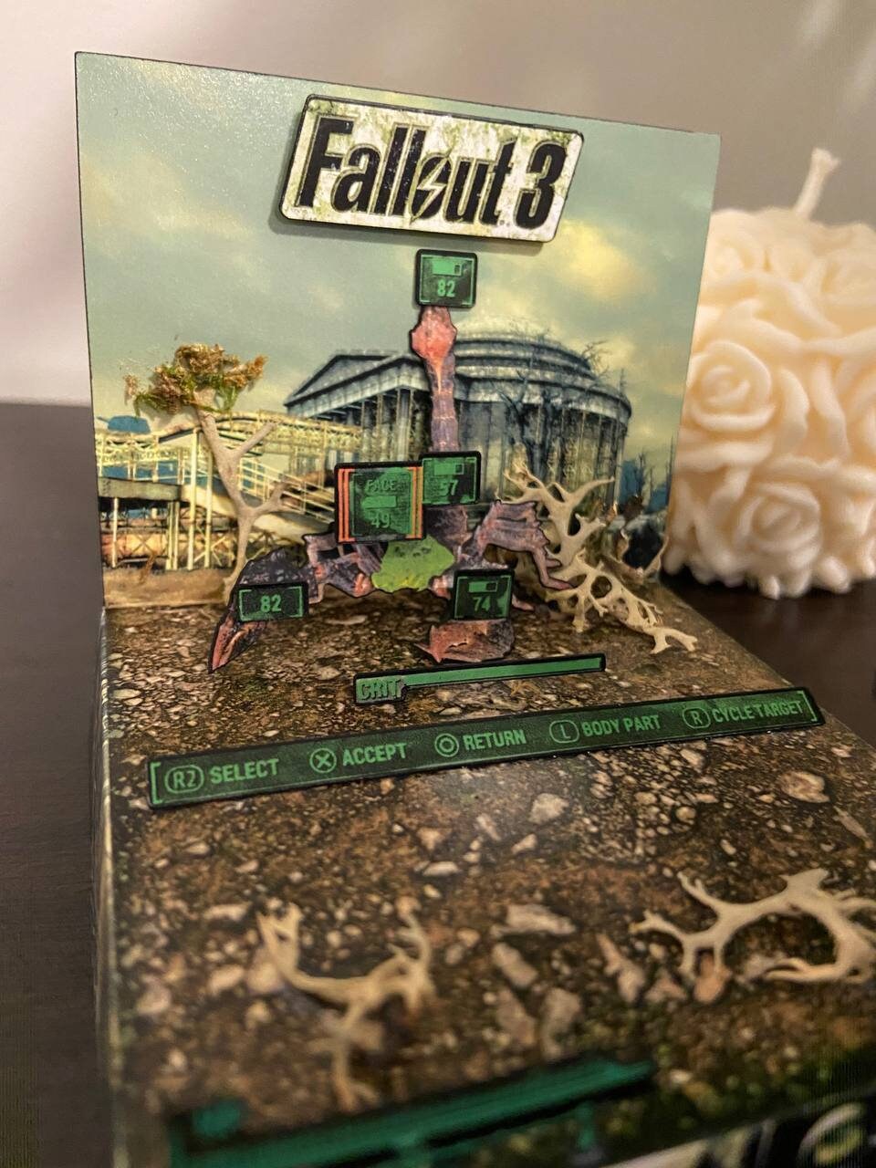 Fallout 3 Diorama Cube - Etsy