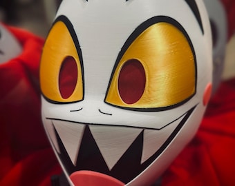 Lucifer Morningstar Mask Inspired from Hazbin Hotel