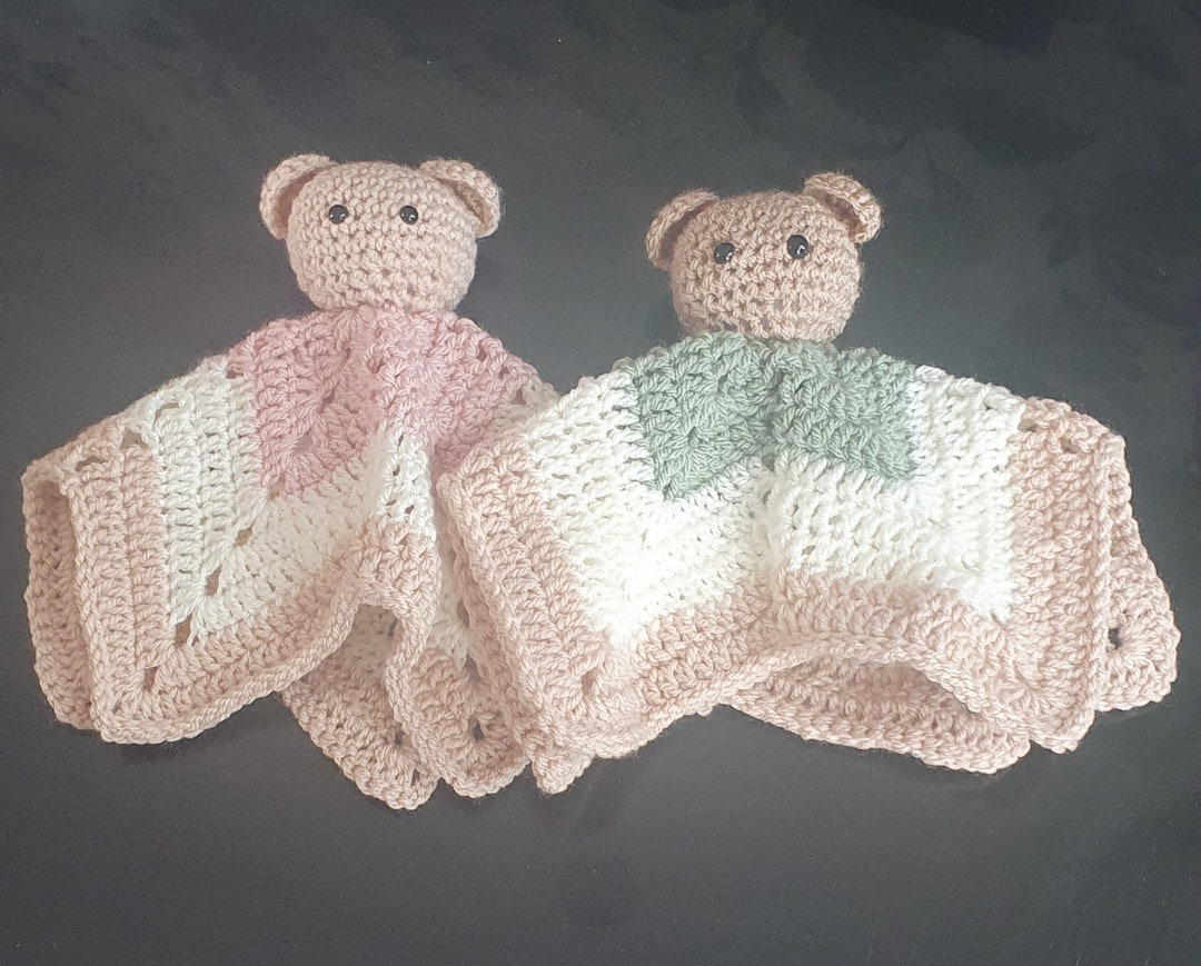 Crochet Baby Comforter Toy Etsy UK