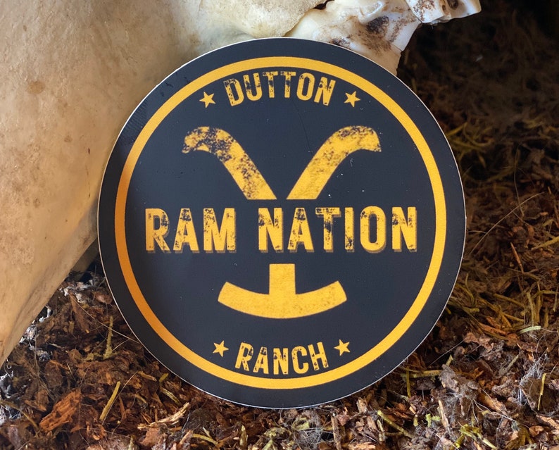 Yellowstone Ram Trucks Dutton Ranch Limited Edition 3 Sticker Etsy