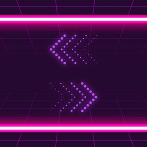 Twitch Profile Banner Old School Video Game, Retro Arcade Twitch Background, Neon Twitch Banner Cool Twitch Banner