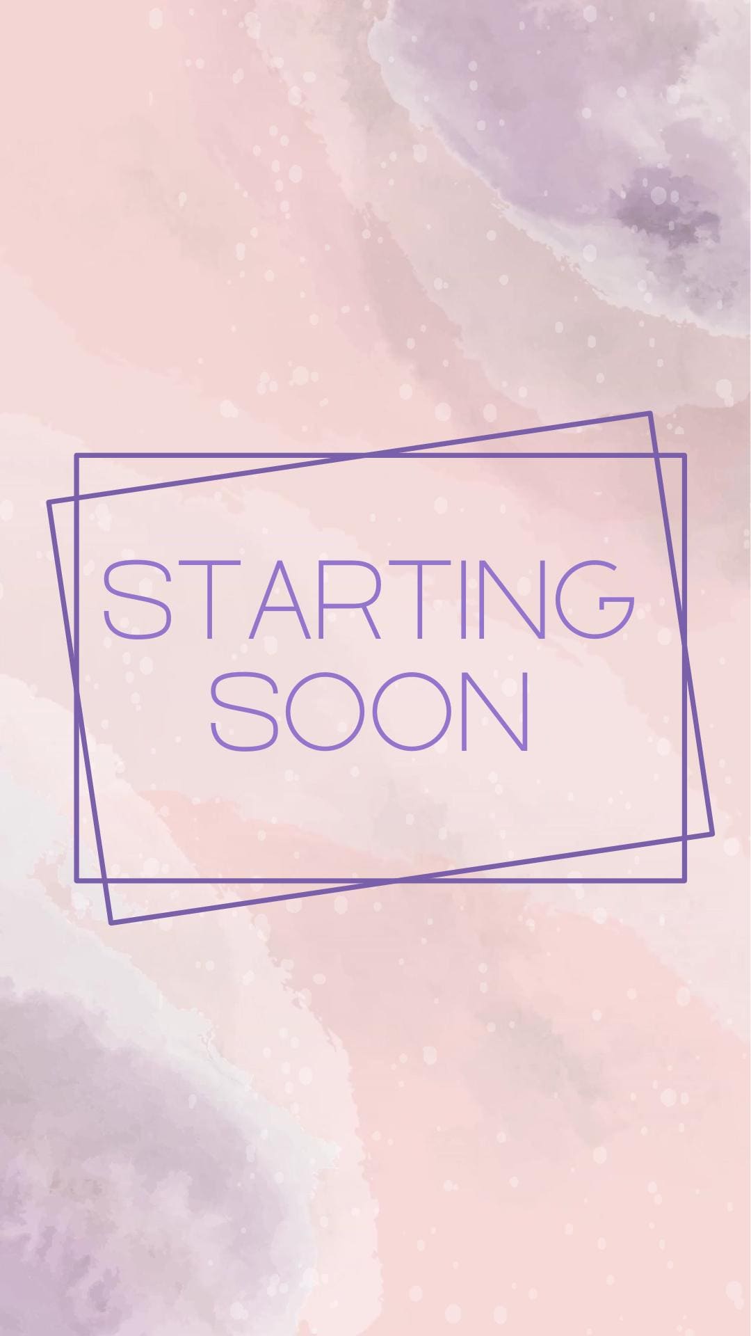 Animated TikTok Live Starting Soon Screen, Pink Aesthetic Livestream Overlay, Instagram Live Screen, Cute Stream Graphics, Vertical Screen