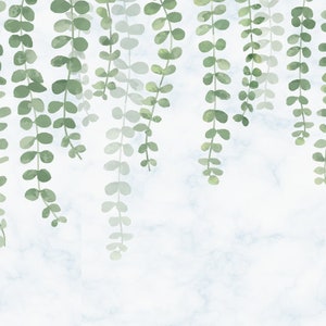 Twitch Profile Banner Botanical Vines Theme, Pastel Botanical Twitch Background, Aesthetic Twitch Banner, Pretty Plant Twitch Background
