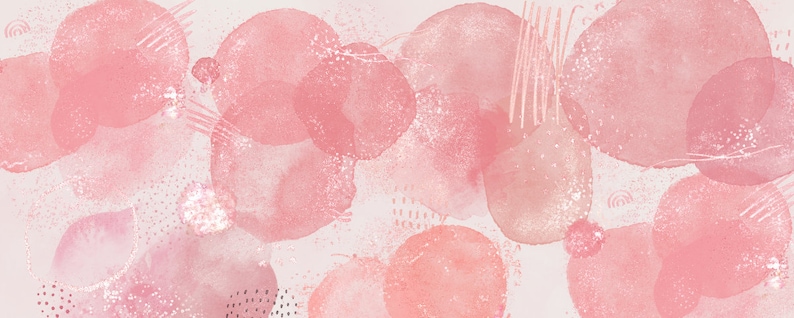 Twitch Profile Banner Pink Abstract Background, Pastel Twitch Profile ...