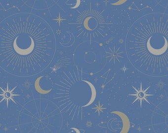 Twitch Profile Banner Moon and Stars Astrology Theme Zodiac 