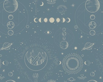 Twitch Profile Banner Moon and Stars Astrology Theme Zodiac 