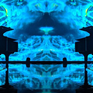 Twitch Profil Banner Piano Art Installation, Twitch Livestream Music Channel, Profil Banner für Twitch Livestreamer, Piano Twitch Channel