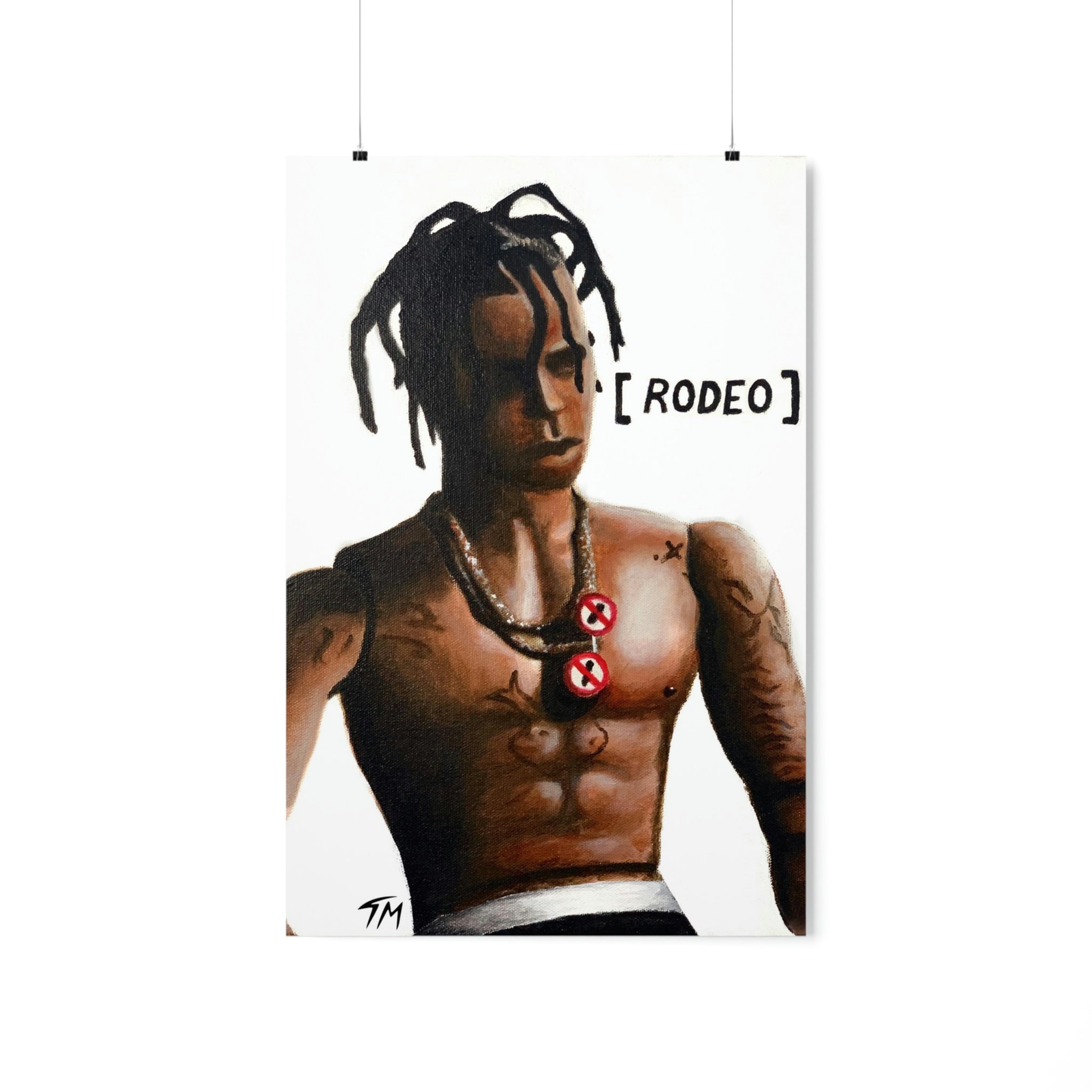 Travis Scott - Rodeo Action Figure - Canvas Poster - Rap Prints