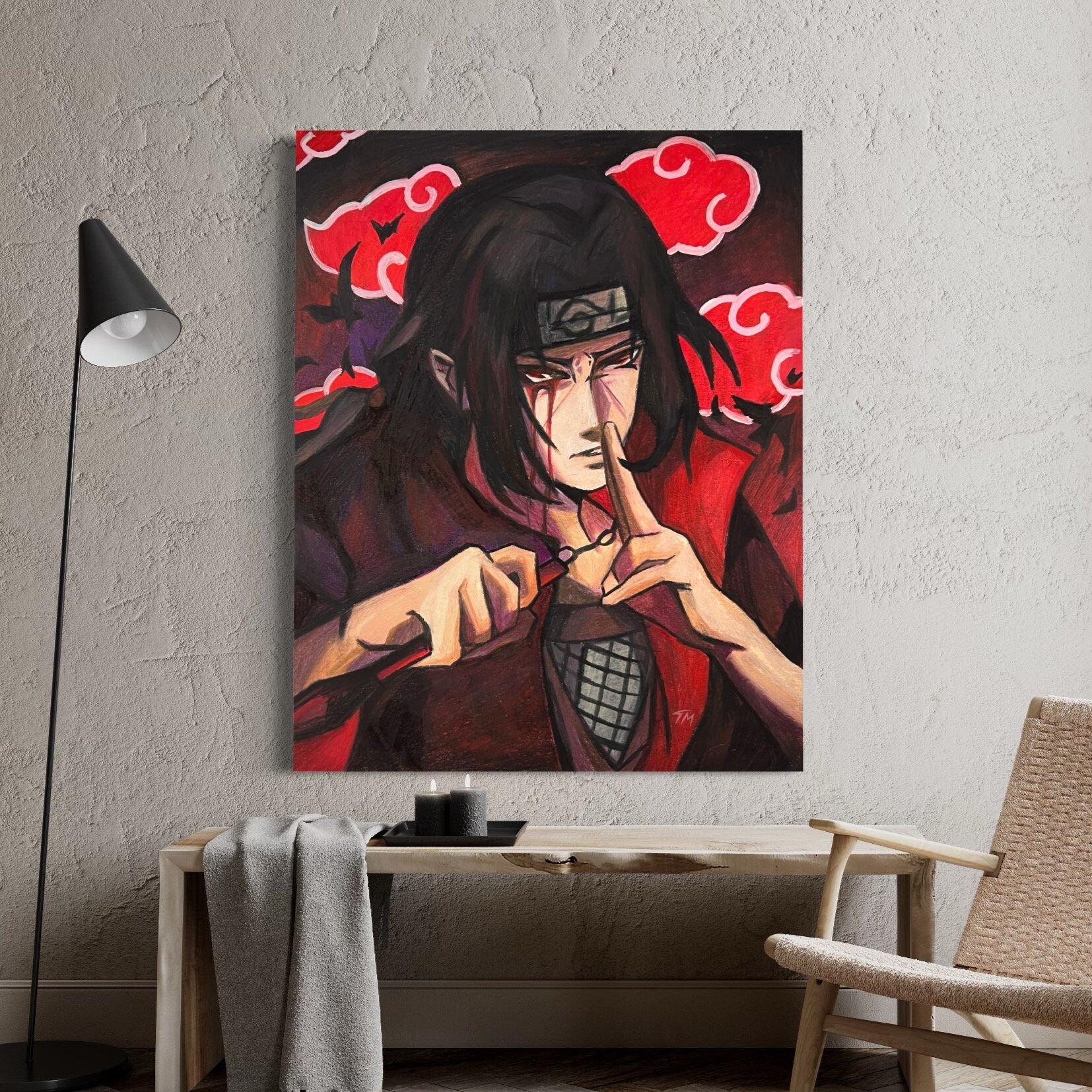 Naruto Akatsuki Membros Anime Modern Canvas Art Print 40 x 60 cm :  : Home & Kitchen