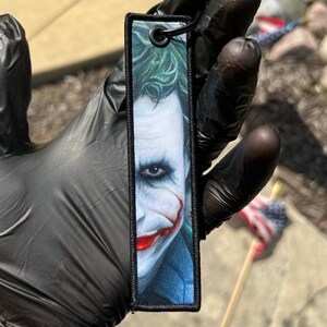 The Joker Print Lanyard Key Chain Neck Strap for Movie Fans Keychain, ID Badge Holder, Cell Phone, and Charms Neck Strap (The Joker-LY)