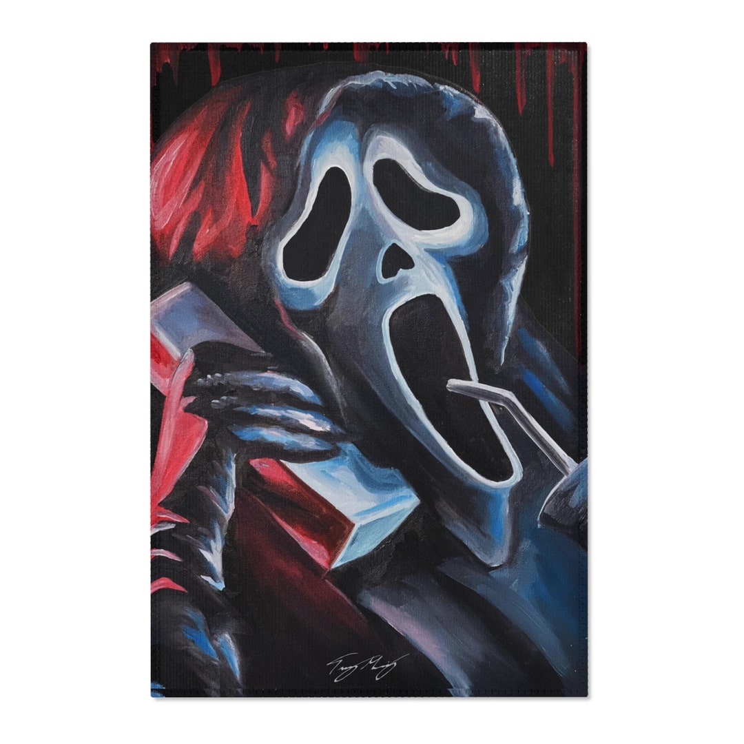 Ghostface Scream Collectors Rug - Etsy