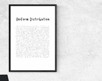 Probability Distribution |Uniform Distribution| Math Statistics Data Science Data Analyst Machine Learning |Teacher Student|Office|Math Art