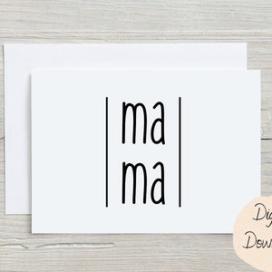 Tarjeta imprimible del Día de la Madre, Mamá Feliz Día de la Madre, Descarga Digital del Día de la Madre, Tarjeta de la Madre, Día de la Madre Simple, Regalos del Día de la Madre