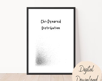Probability Distribution | Chi-Squared| Math Statistics Data Science Data Analyst Machine Learning |Teacher Student|Office|Math Art