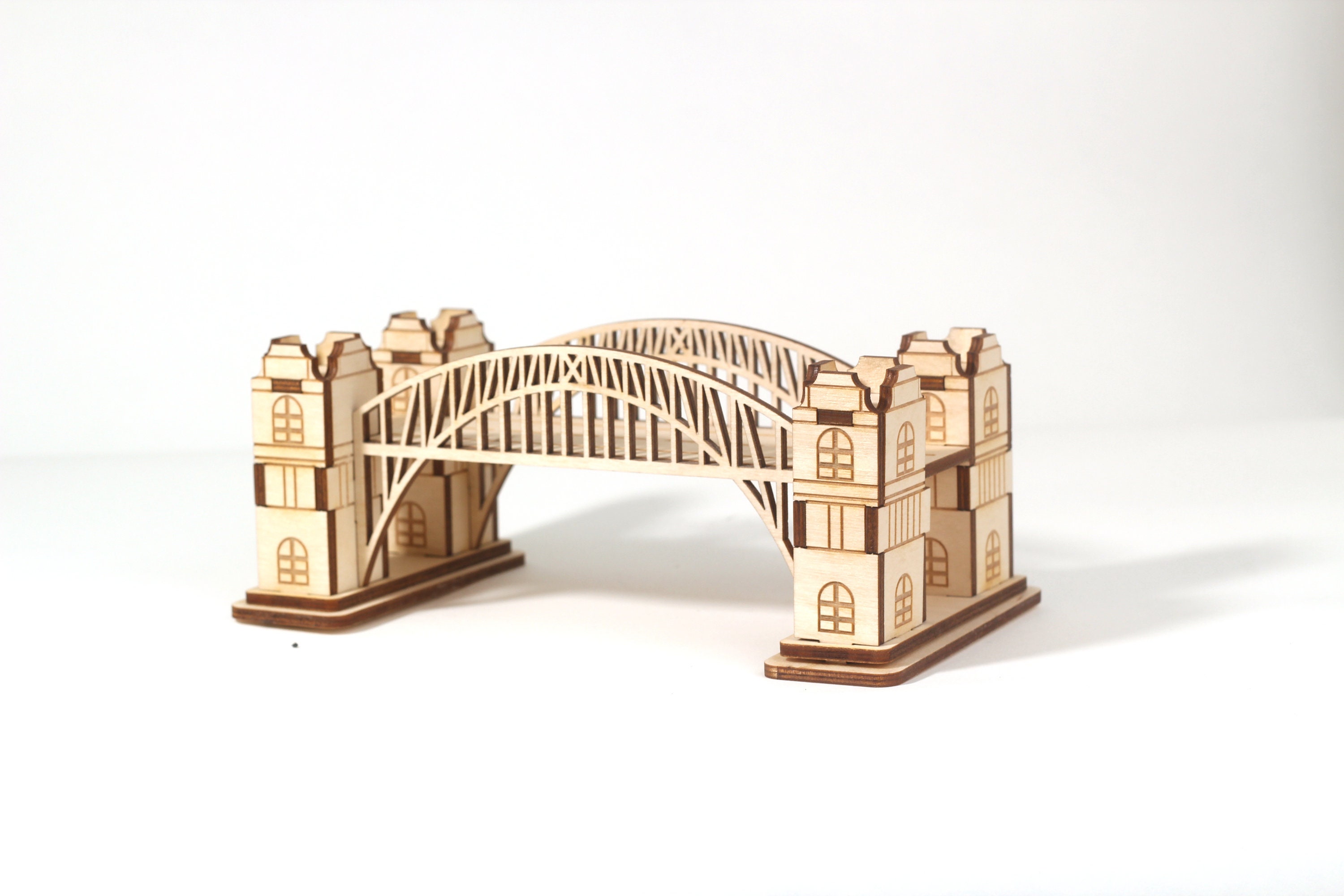Arched Mini Bridge, Miniature Bridge, Wooden Bridge Model, Bridge Kit ...