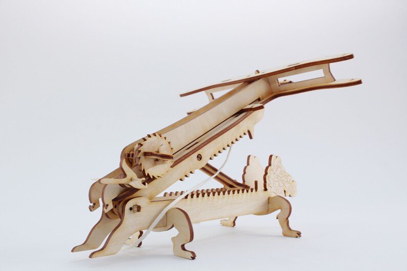 3D Laser Cut Wooden Ballista Etsy