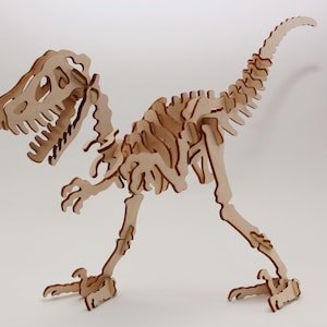 T - Rex Dinosaur, 3D Dinosaur Puzzle , 3D Wooden Puzzle, Wooden Puzzle