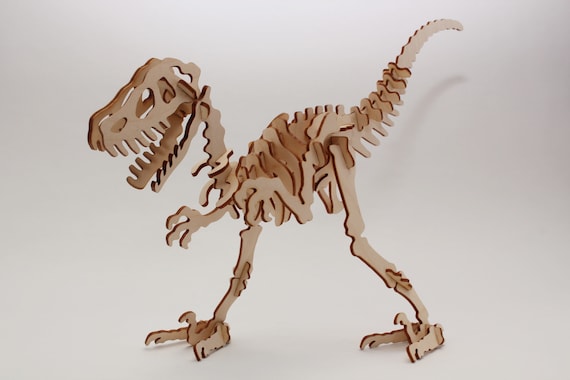 T Rex Dinosaur, 3D Dinosaur Puzzle 3D Wooden Puzzle, Wooden Puzzle