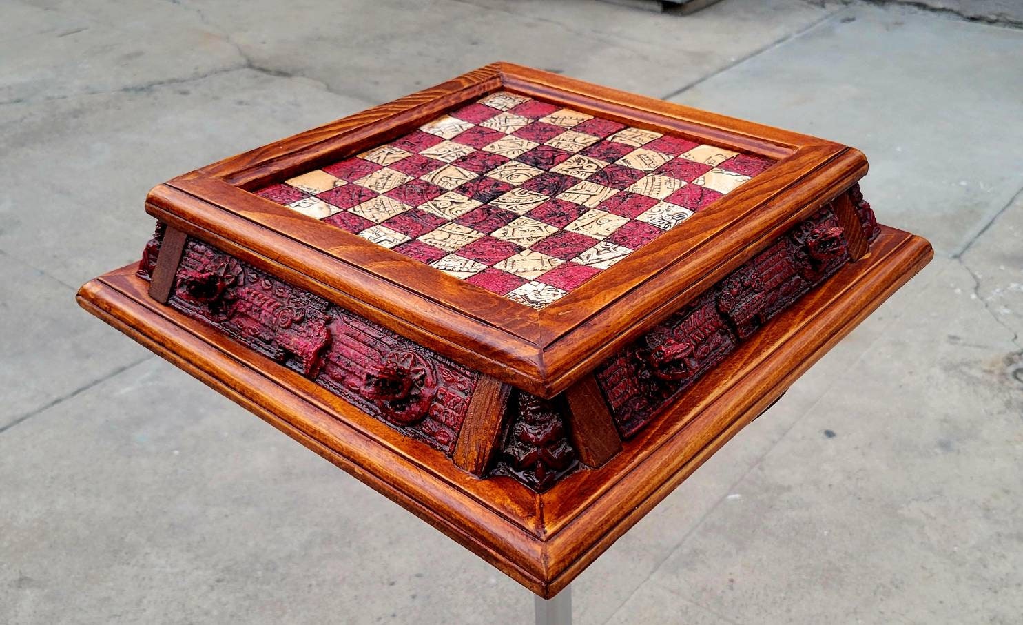 Aztec Chess Set Etsy