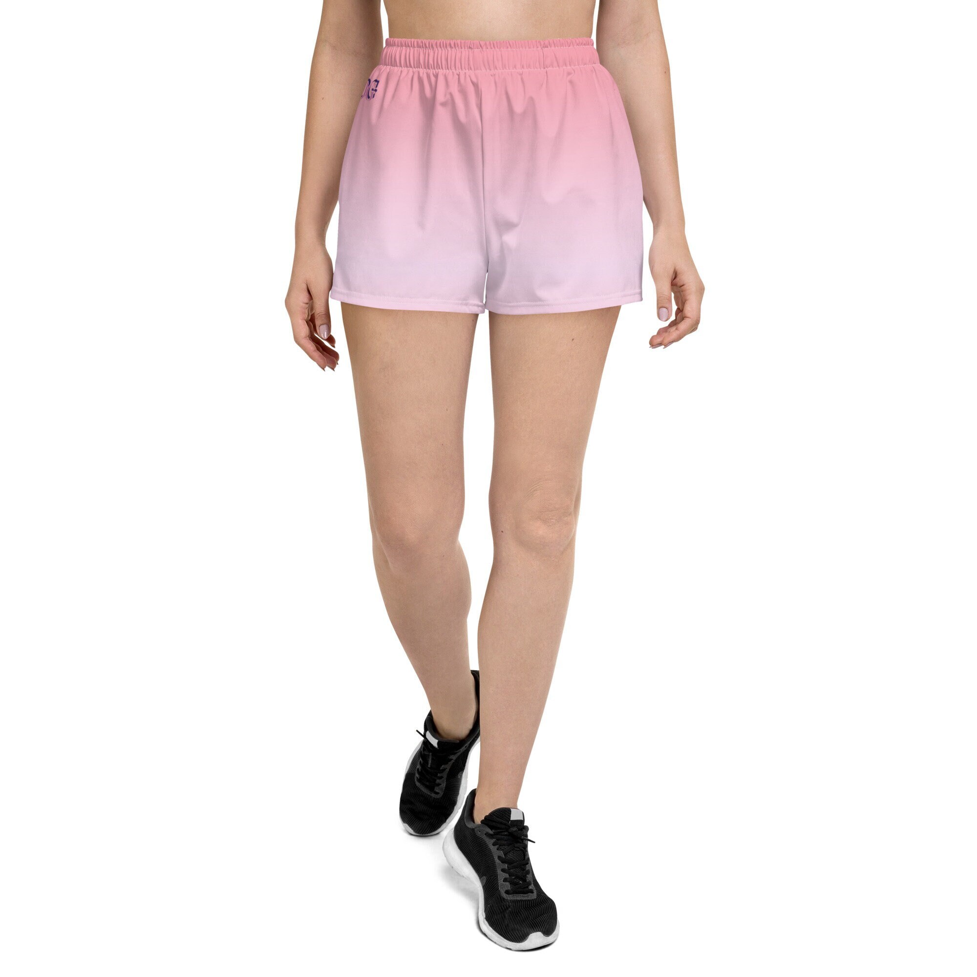 Pink Athletic Short Shorts Ombre Ombre 