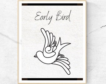 Tirage d’art « Early Bird »