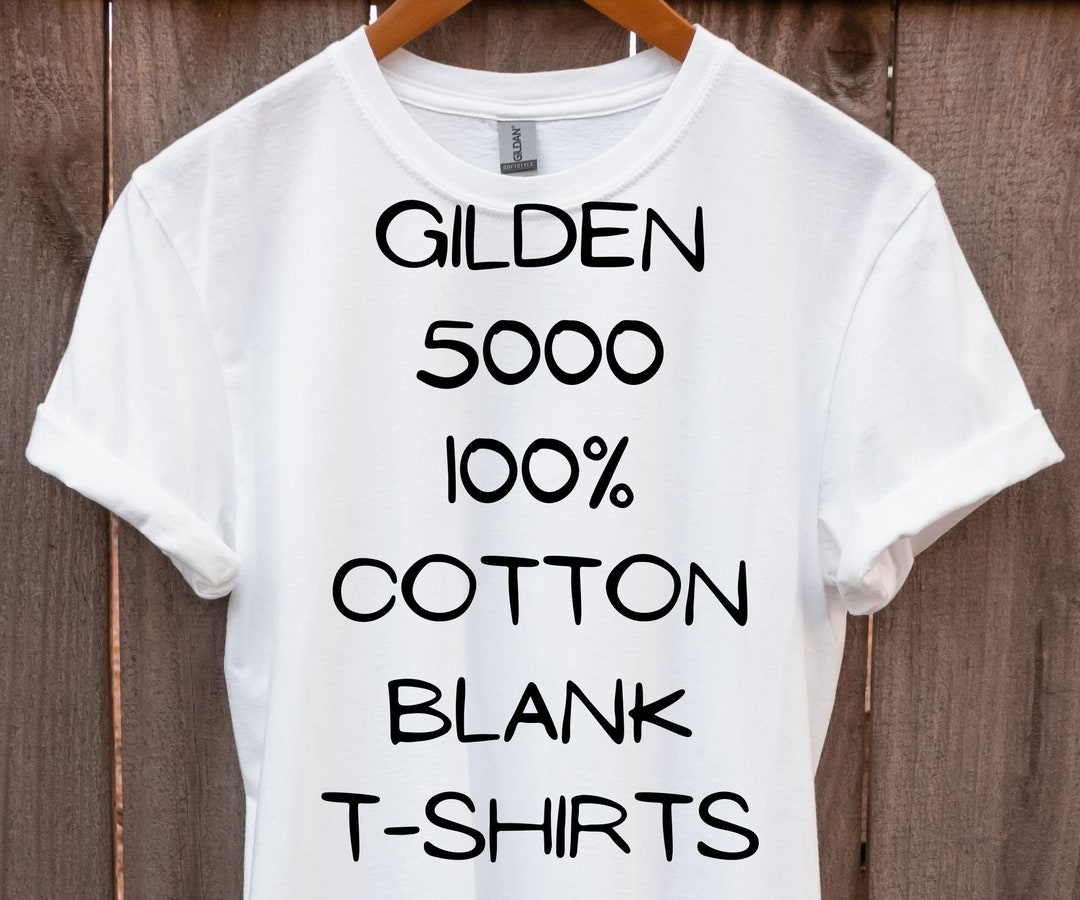 Gildan Camisa En Blanco De Estilo Unisex, G500, T